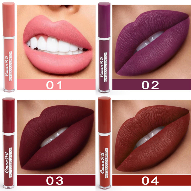 Women's Non-Stick Cup Waterproof Matte Lipstick