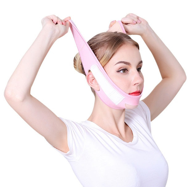 Face Slim V-Line Lift Up Mask: Cheek, Chin, and Neck Slimming Belt