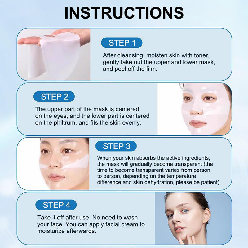 Pore-Minimizing Face Mask: Deep Hydration, Firming, and Brightening Treatment