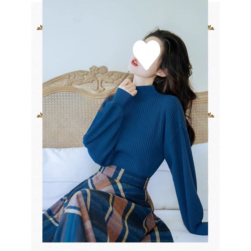 Autumn And Winter Tea Series Wear French Style Young Unique Skirt Sweater