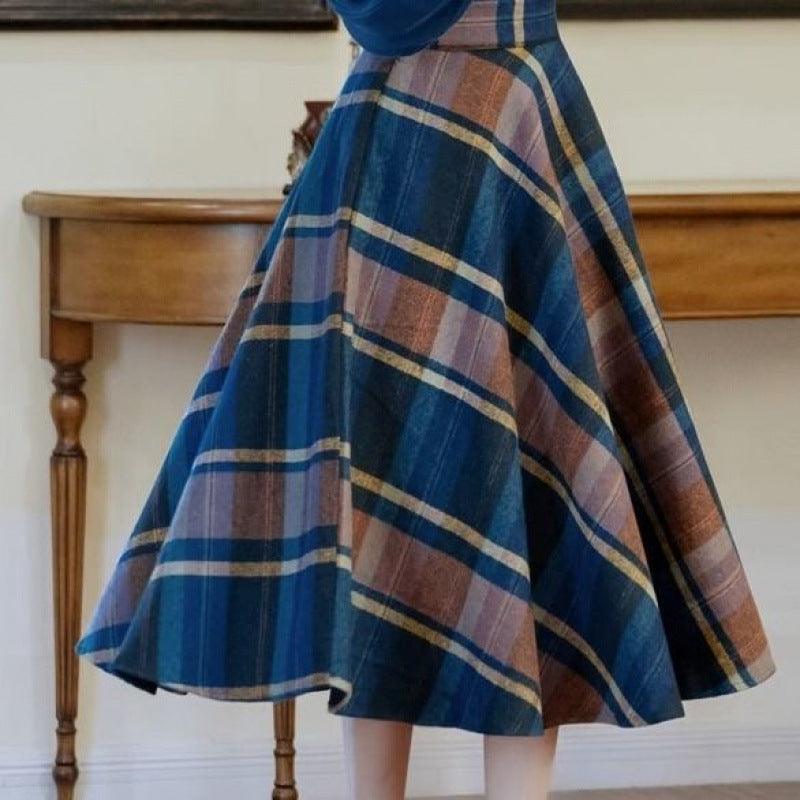 Autumn And Winter Tea Series Wear French Style Young Unique Skirt Sweater
