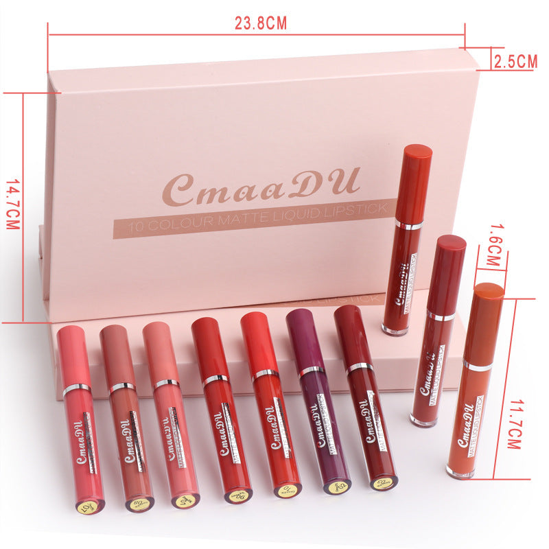 Women's Non-Stick Cup Waterproof Matte Lipstick