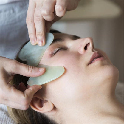 Jade Gua Sha Facial Massage Tool