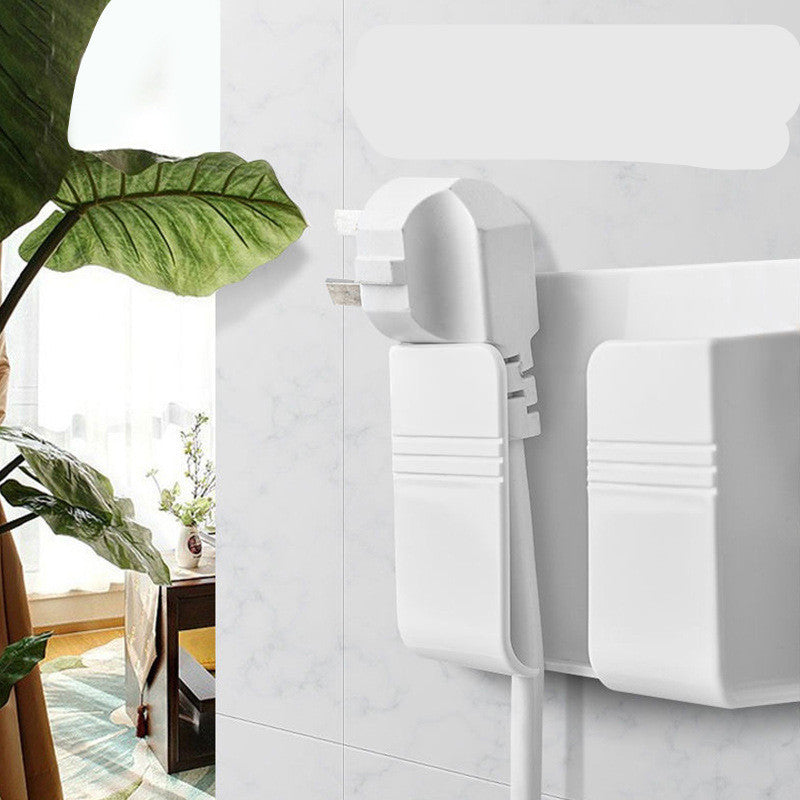 Wall-Mounted Phone Charging Holder – Punch-Free Sticky Storage Box