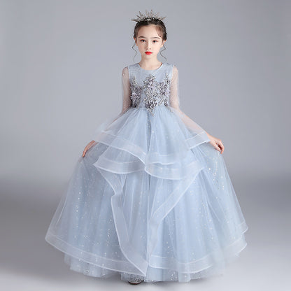 Elegant Host Evening Dress Princess Dress for Girls – Short, Midi & Long Options for Special Occasions