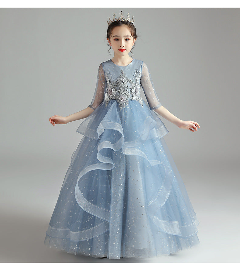 Elegant Host Evening Dress Princess Dress for Girls – Short, Midi & Long Options for Special Occasions