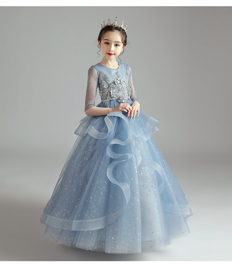 Elegant Host Evening Dress Princess Dress for Girls – Short, Midi & Long Options for Special Occasions