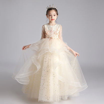 Elegant Host Evening Dress Princess Dress for Girls – Short, Midi & Long Options for Special Occasions