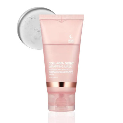 Trendy Overnight Collagen Wrapping Face Mask: Firming, Hydrating & Anti-Wrinkle Care