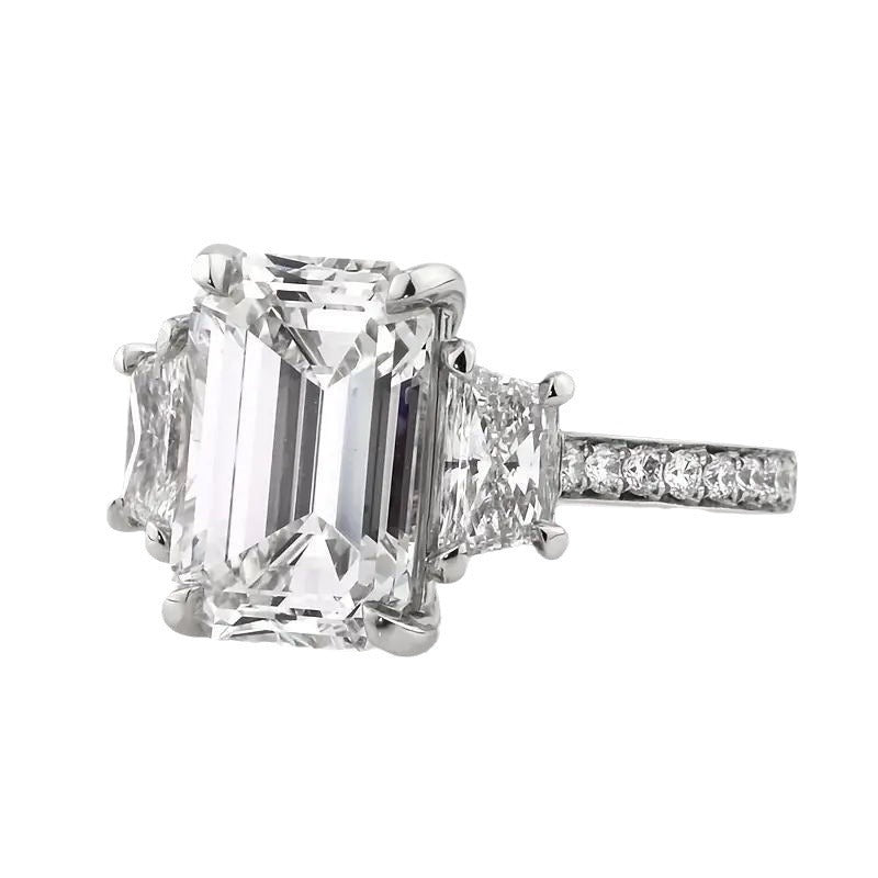 Stone Inlaid Geometric Women's Ring