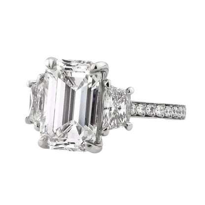 Stone Inlaid Geometric Women's Ring